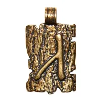 Амулет Славянская руна Алатырь, латунь SP-RS-03