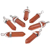 Подвеска-маятник для биолокации Коричневый авантюрин BJK014-AB