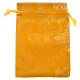 Мешочек из парчи 10х13см, цвет желтый MS025-2