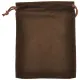 Бархатный мешочек 10х12см, цвет коричневый MS030-10x12