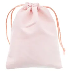 Бархатный мешочек 12х15см, цвет розовый MS033-12x15