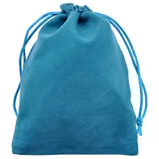 Бархатный мешочек 12х15см, цвет бирюзовый MS035-12x15
