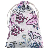 Хлопковый мешочек 13х18см, цвет белый MS036-1