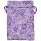 Мешочек из парчи 10х14см, цвет сиреневый MS039-10