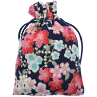 Мешочек из парчи 10х14см, цвет черный MS046-3