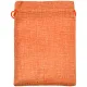 Мешочек из джута 10х14см, цвет оранжевый MS049-10x14