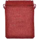 Мешочек из джута 13х18см, цвет бордовый MS051-13x18