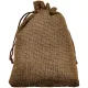 Мешочек из джута 13х18см, цвет коричневый MS052-13x18