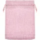 Мешочек из джута 13х18см, цвет розовый MS054-13x18