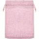 Мешочек из джута 10х14см, цвет розовый MS054-10x14