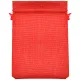 Мешочек из джута 10х14см, цвет красный MS056-10x14