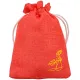 Мешочек из хлопка 10х14см, цвет красный MS059-2