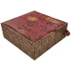 Коробка для браслета 10х10см, цвет бордовый BOX011-4