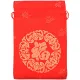 Мешочек из парчи с орнаментом, 10х13см MS061-1