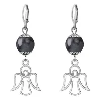 Серьги-амулеты Ангел-хранитель (защита), лабрадор SE-MKA24-05