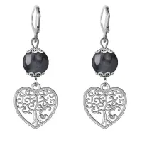 Серьги-амулеты Дерево любви (любовь, семья), лабрадор SE-MKA24-06