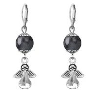 Серьги-амулеты Ангел-хранитель (защита), лабрадор SE-MKA24-17