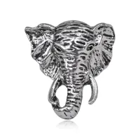 Кольцо Слон, размер 9 (19мм), цвет серебр. KL021-9