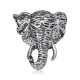 Кольцо Слон, размер 10 (19,9мм), цвет серебр.