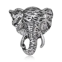 Кольцо Слон, размер 11 (20,5мм), цвет серебр. KL021-11