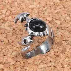 Кольцо Скорпион, размер 9 (19мм), цвет серебр. KL029-9