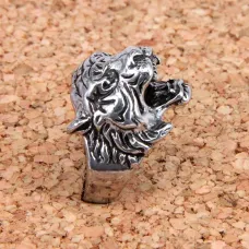 Кольцо Тигр, размер 8 (18,5мм), цвет серебр. KL031-8