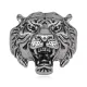 Кольцо Тигр, размер 11 (31,5мм), цвет серебр.