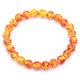 Браслет Янтарь (имитация, смола) 8мм BJBS-135-8