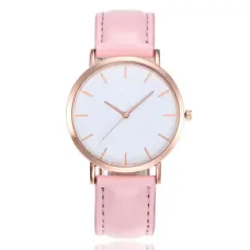 Часы наручные с розовым ремешком WA028-P