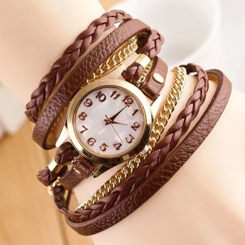 Часы - браслет, цвет коричневый WA042-BR