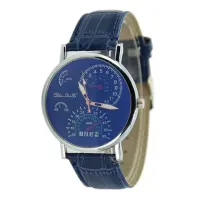 Часы наручные хамелеон с синим ремешком WA060