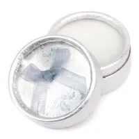 Коробка для кольца круглая d.5,5см, h.3,6см, цвет серебряный BOX004-5
