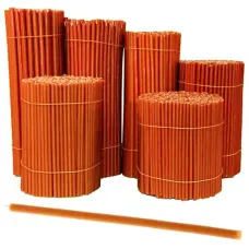 Свеча восковая Оранжевая № 120, 160х5,4мм, время горения 35мин SVO-120