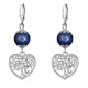 Серьги-амулеты Дерево любви (любовь, семья), лазурит SE-MKA26-06