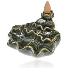 Подставка для благовоний Пуля Лотос, 9х12х7,5см, керамика PBKS005