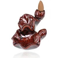 Подставка для благовоний Пуля Лотос, 6,5х7,5х9см, керамика PBKS017