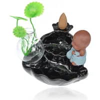 Подставка для благовоний Пуля с фигуркой и вазой, 7,5х10,5х8см, керамика PBKS018