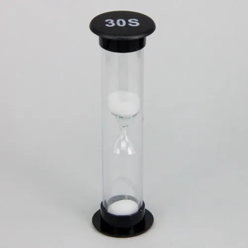 Песочные часы на 30 секунд, пластик, стекло PS002-30C