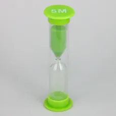 Песочные часы на 5 минут, пластик, стекло PS002-5M