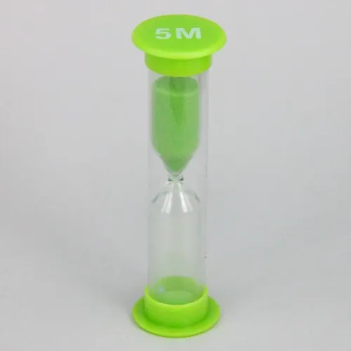Песочные часы на 5 минут, пластик, стекло PS002-5M
