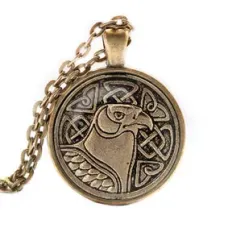 Кулон-амулет с цепочкой Кельтский орел ALK304