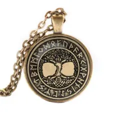 Кулон-амулет с цепочкой Дерево жизни ALK312