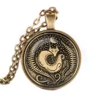 Кулон-амулет с цепочкой Лиса ALK320