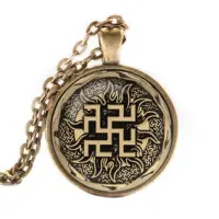 Кулон-амулет с цепочкой Одолень-трава ALK330