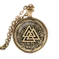 Кулон-амулет с цепочкой Валькнут ALK361