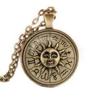 Кулон-амулет с цепочкой Астрологическая мандала ALK362
