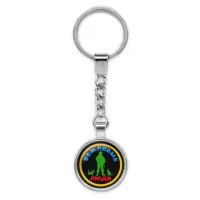 Брелок Вежливые люди, металл, цвет серебр. BKP037