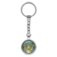 Брелок Пентаграмма с луной BK-ALK127