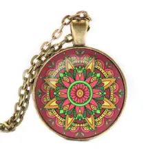 Кулон-амулет с цепочкой Мандала ALK016