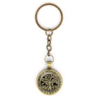 Брелок Дерево и пентаграмма BK-ALK324